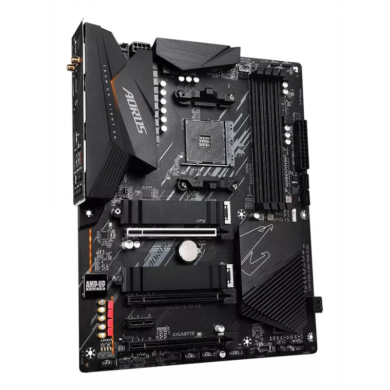 Motherboard GIGABYTE B550 AORUS ELITE AX V2 ATX, AMD B550, Socket AM4, DDR4, 4 DIMM, Wi‑Fi 6E, 2.5Gb LAN