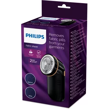 Philips GC026/80 Fabric Shaver, Black, Alkaline, AA, 123 mm, 80 mm, 58 mm