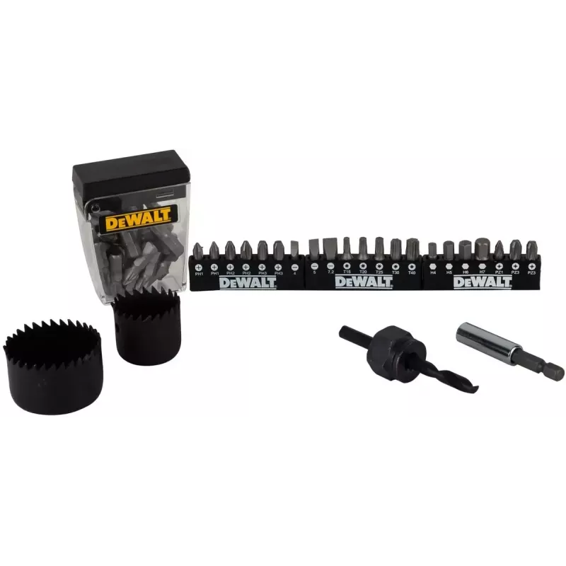 Drill bit set DeWalt DT71563-QZ — 100 pcs for metal, includes screwdriver bits and carrying case