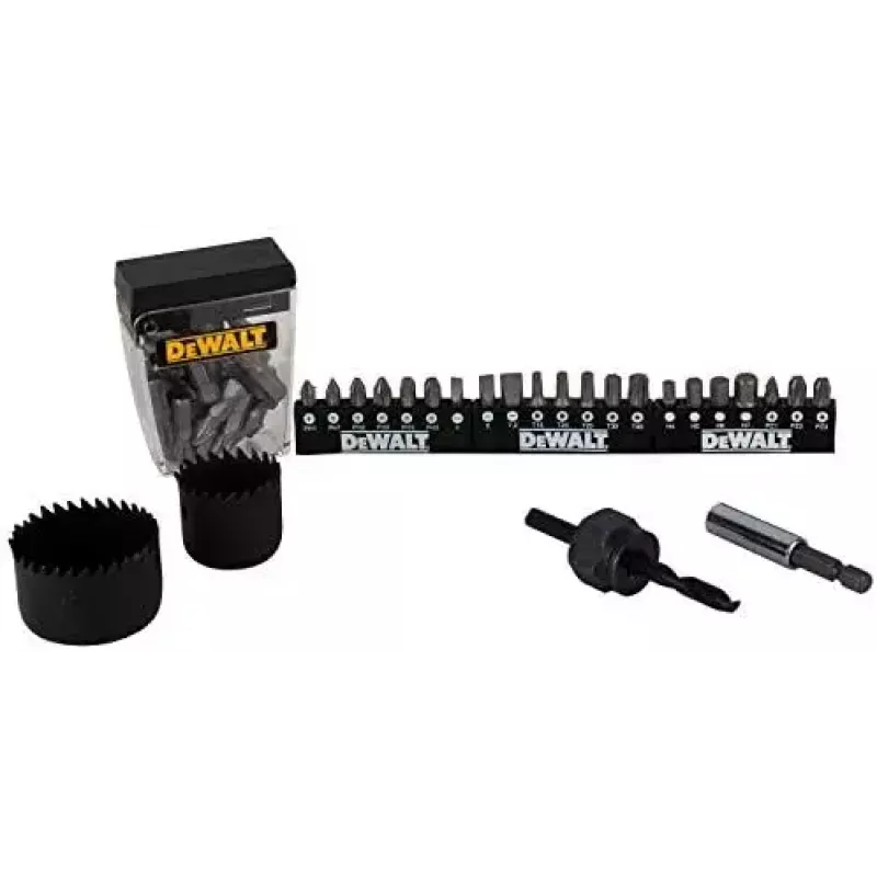 Drill bit set DeWalt DT71563-QZ — 100 pcs for metal, includes screwdriver bits and carrying case