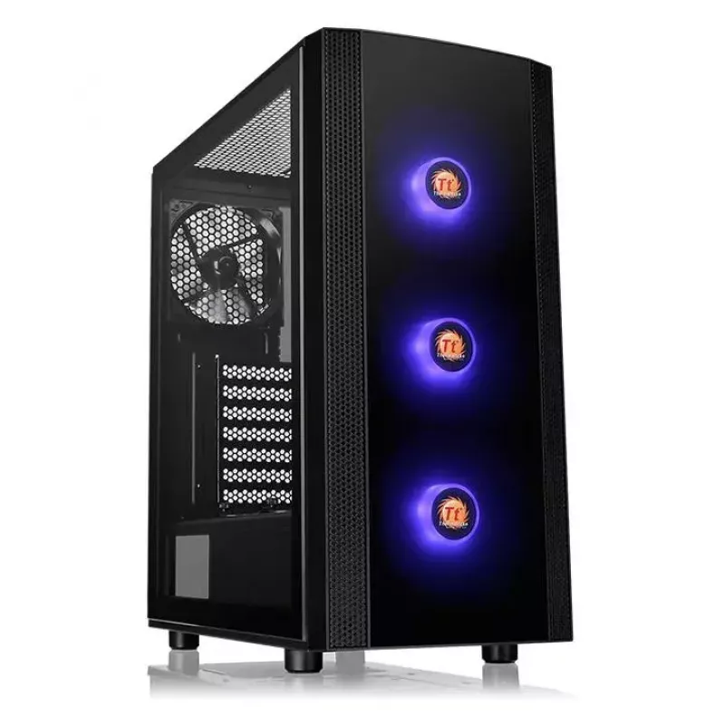 PC case Thermaltake Versa J25 TG RGB Midi Tower Black