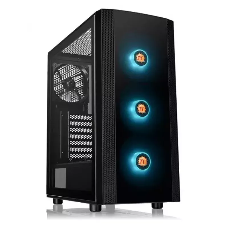 PC case Thermaltake Versa J25 TG RGB Midi Tower Black