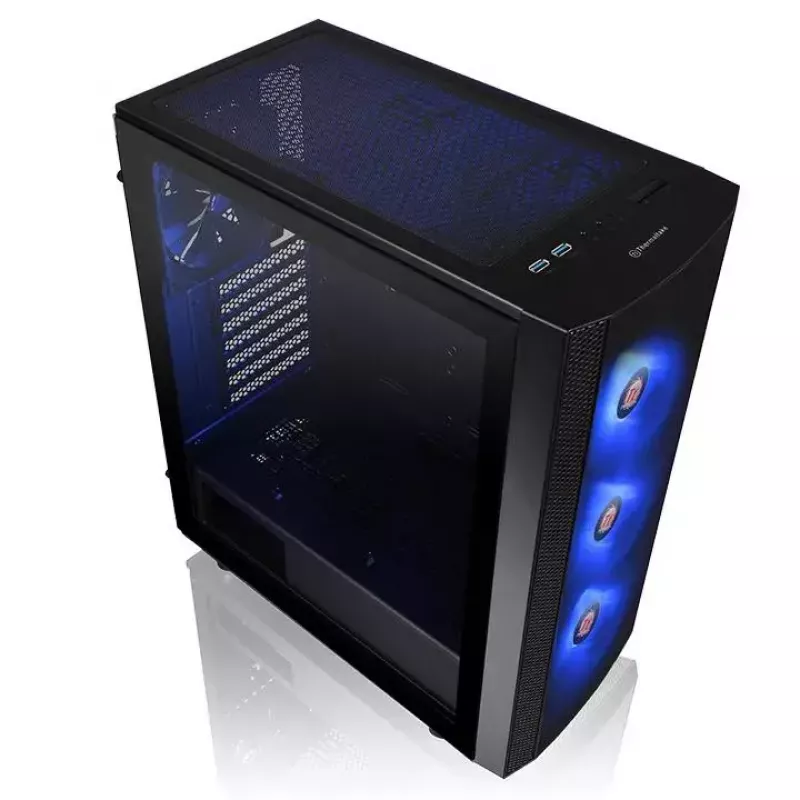 PC case Thermaltake Versa J25 TG RGB Midi Tower Black
