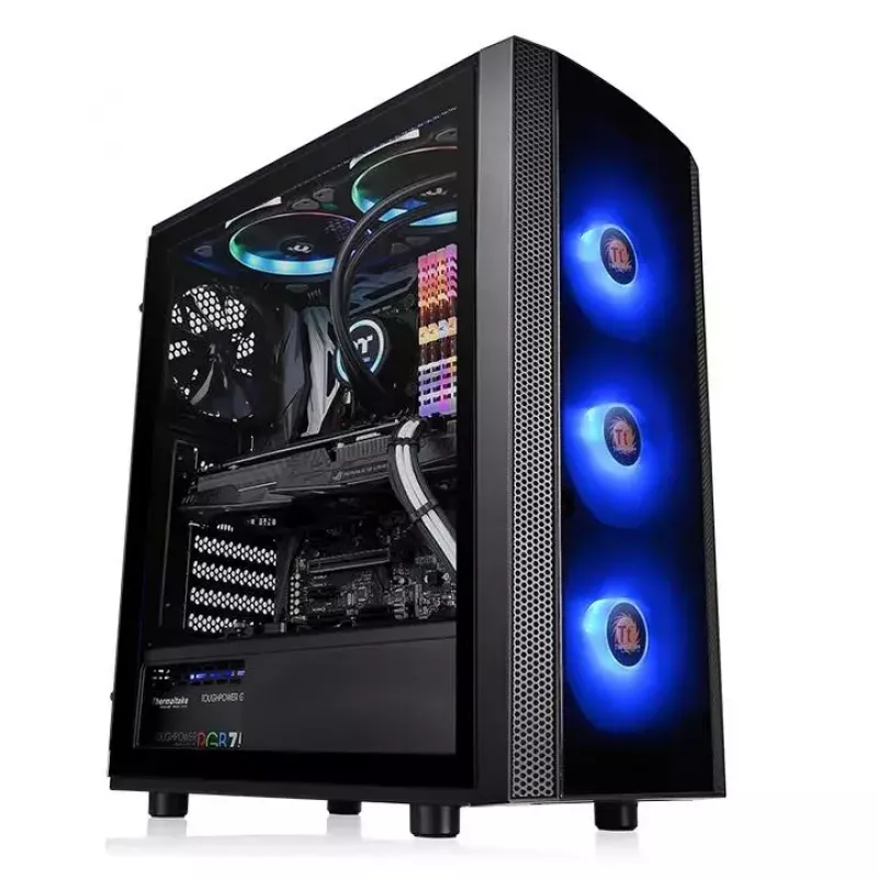 PC case Thermaltake Versa J25 TG RGB Midi Tower Black