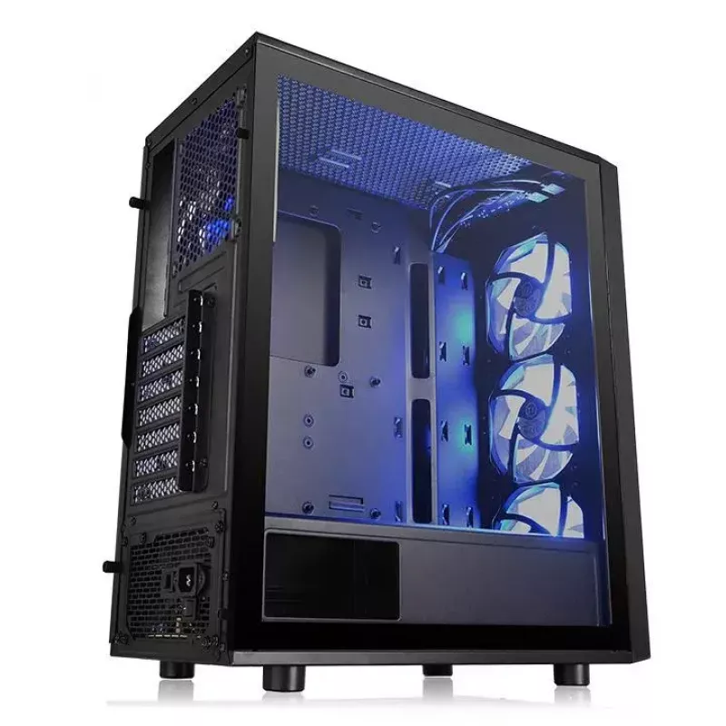 PC case Thermaltake Versa J25 TG RGB Midi Tower Black