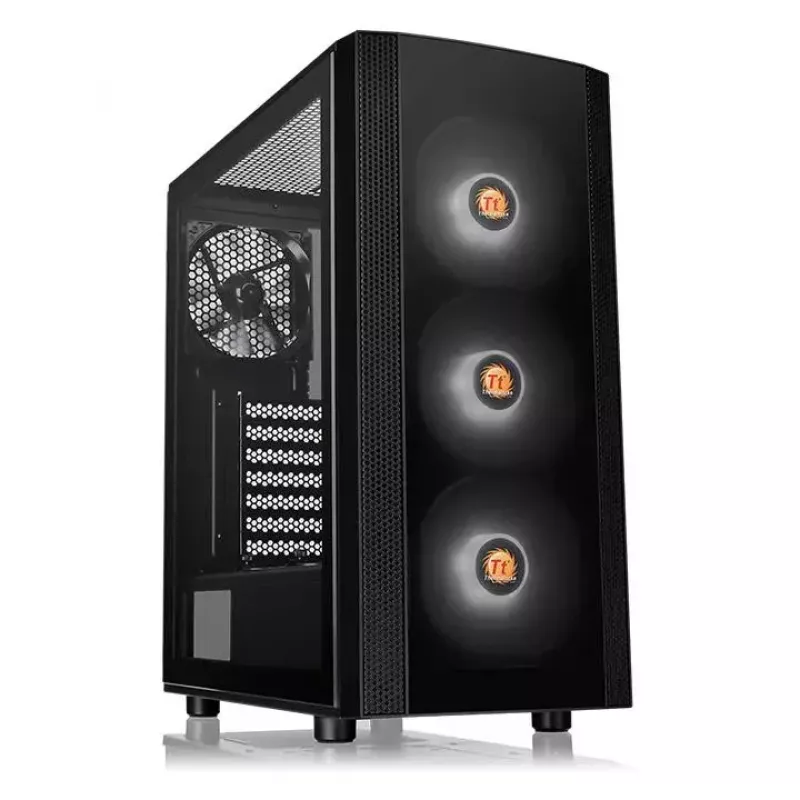 PC case Thermaltake Versa J25 TG RGB Midi Tower Black