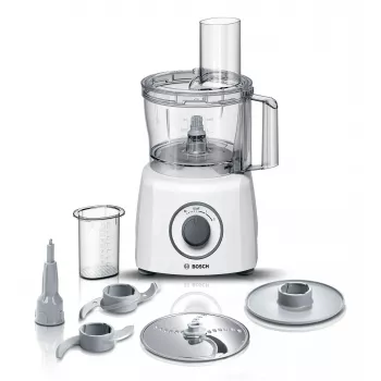 Food processor Bosch MCM3100W — 800 W, 2.3 L bowl, 2 speeds, turbo, white