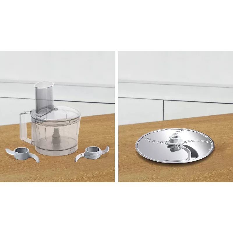 Food processor Bosch MCM3100W — 800 W, 2.3 L bowl, 2 speeds, turbo, white