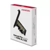 AXAGON ECO PCEM2-N PCIE NVME M.2 Adapter Internal Adapter PCI-Express x4 for connecting NVMe M.2 SSD Hard Drive to Computer