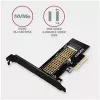 AXAGON ECO PCEM2-N PCIE NVME M.2 Adapter Internal Adapter PCI-Express x4 for connecting NVMe M.2 SSD Hard Drive to Computer