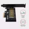AXAGON ECO PCEM2-N PCIE NVME M.2 Adapter Internal Adapter PCI-Express x4 for connecting NVMe M.2 SSD Hard Drive to Computer