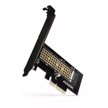 AXAGON ECO PCEM2-N PCIE NVME M.2 Adapter Internal Adapter PCI-Express x4 for connecting NVMe M.2 SSD Hard Drive to Computer