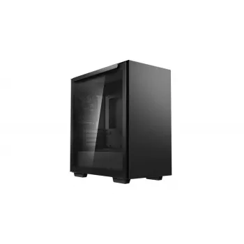 PC case DeepCool MACUBE 110 Midi Tower Black — microATX/Mini-ITX, tempered glass, supports GPU 320 mm, CPU cooler 165 mm