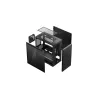 PC case DeepCool MACUBE 110 Midi Tower Black — microATX/Mini-ITX, tempered glass, supports GPU 320 mm, CPU cooler 165 mm