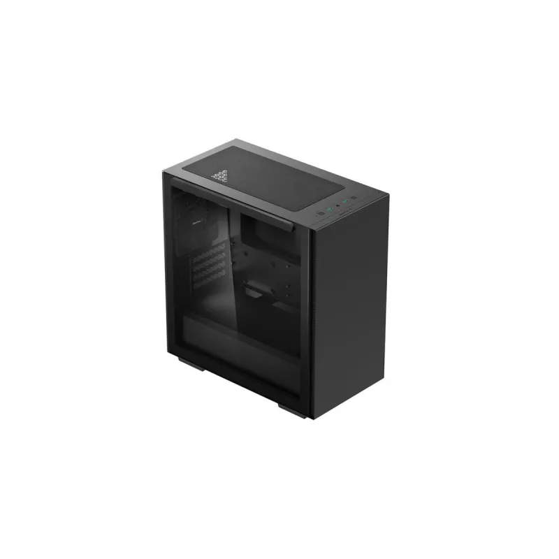 PC case DeepCool MACUBE 110 Midi Tower Black — microATX/Mini-ITX, tempered glass, supports GPU 320 mm, CPU cooler 165 mm
