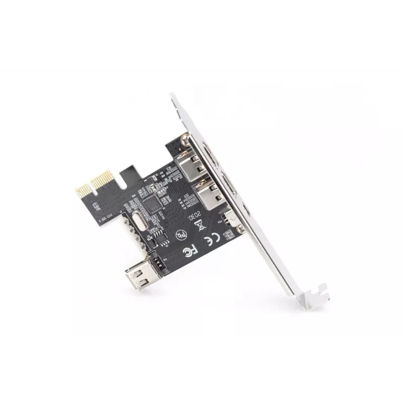 DIGITUS IEEE 1394a Interface Card, Pci-e, 3 Port 1x ext. 1394mini, 2x ext. 1394a Ports