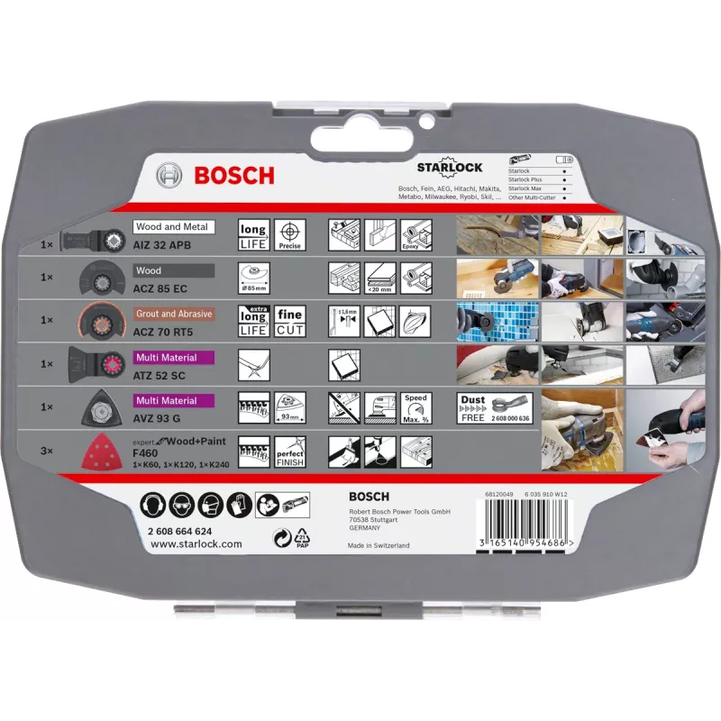 Bosch 2 608 664 624 multifunction tool attachment Blade set