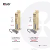 CLUB3D USB3.2 Gen1 Type-C to Dual Link DVI-D HDCP OFF version Active Adapter M/F for Apple Cinema Displays