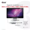 CLUB3D USB3.2 Gen1 Type-C to Dual Link DVI-D HDCP OFF version Active Adapter M/F for Apple Cinema Displays