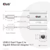 USB3.2 Gen1 Type-C to Gigabit Ethernet Adapter CLUB3D CAC-1519