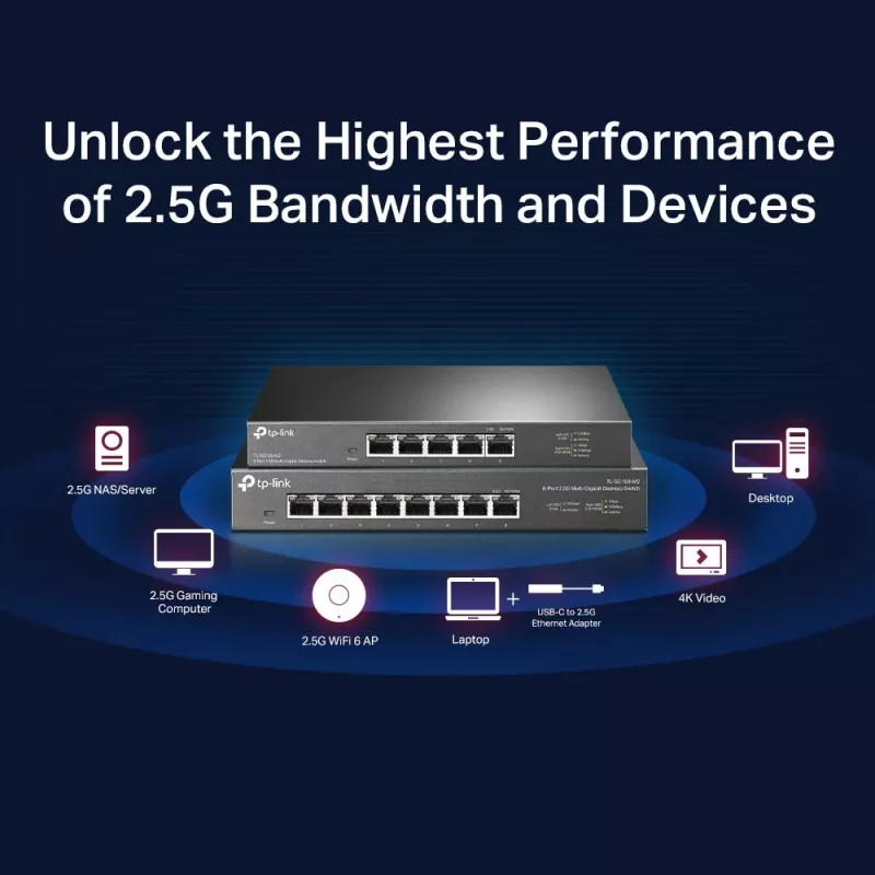 Unmanaged Switch TP-Link TL-SG105-M2 5-Port 2.5G Desktop Switch