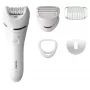 Epilator Philips BRE710/00, cordless wet & dry epilator, 32 discs, 40 min runtime, 2 speeds, white