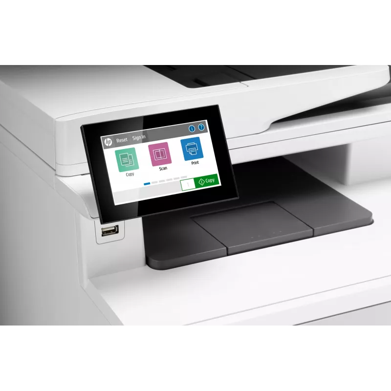 HP Color LaserJet Enterprise MFP M480f, Laser, Colour printing, 600 x 600 DPI, A4, Direct printing, White, Black