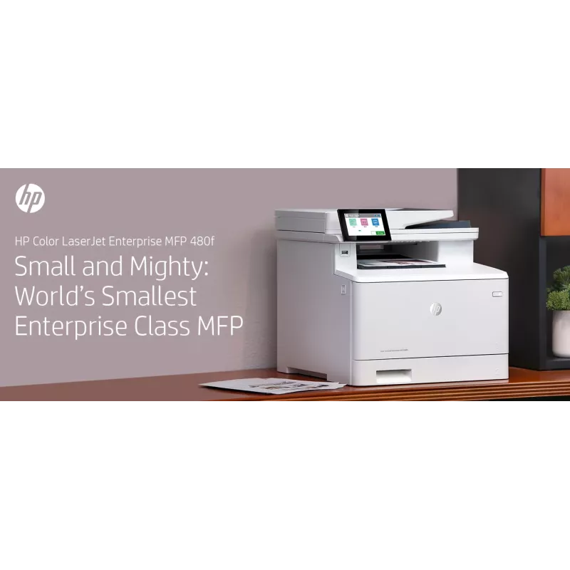 HP Color LaserJet Enterprise MFP M480f, Laser, Colour printing, 600 x 600 DPI, A4, Direct printing, White, Black