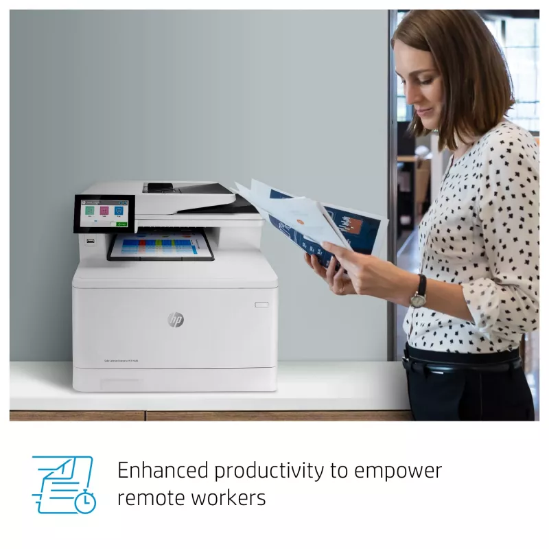 HP Color LaserJet Enterprise MFP M480f, Laser, Colour printing, 600 x 600 DPI, A4, Direct printing, White, Black