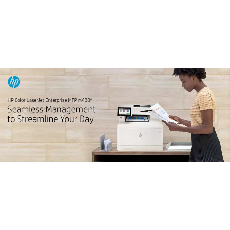 HP Color LaserJet Enterprise MFP M480f, Laser, Colour printing, 600 x 600 DPI, A4, Direct printing, White, Black