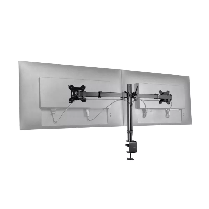 Trust GXT 1120 Mara Dual Monitor Arm 81.3 cm (32 inch) Desk Black