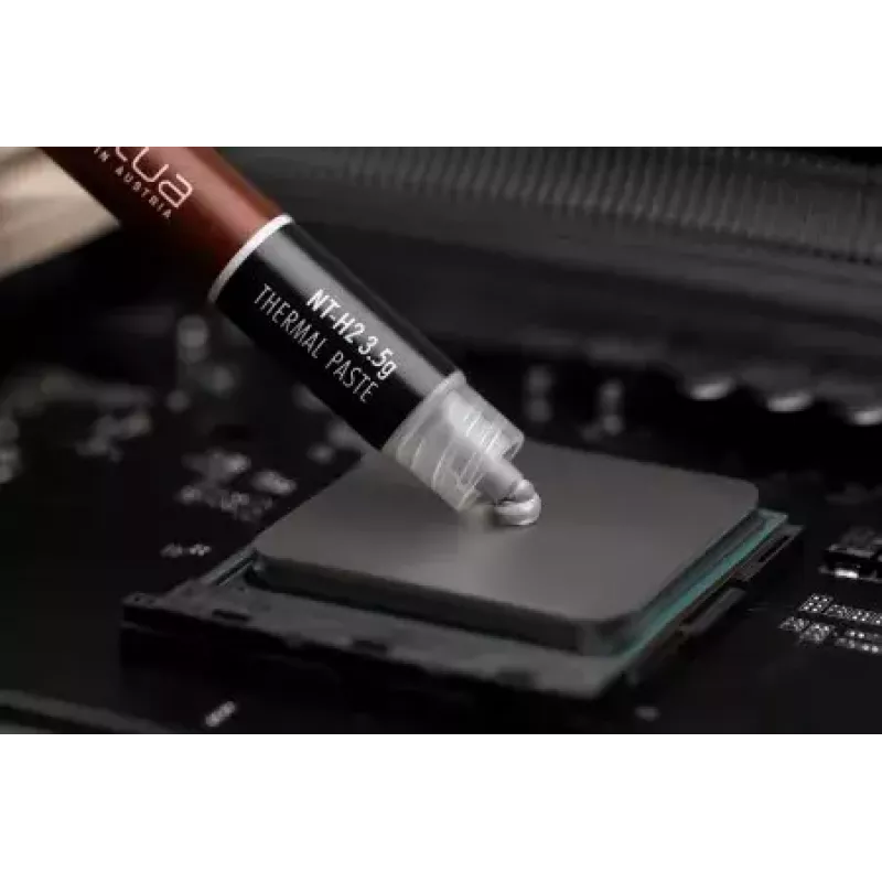 Thermal paste Noctua NT-H2 heat sink compound 3.5 g — grey, operating temperature -50–200 °C, density 2.81 g/cm³, volume 1.2 ml