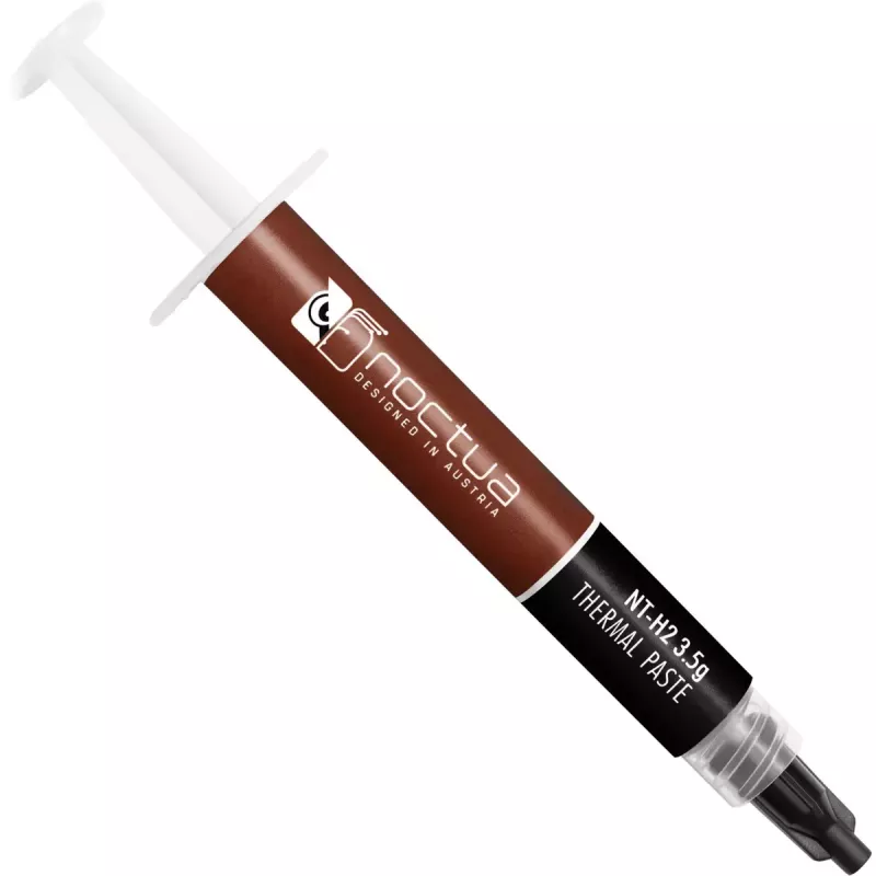 Thermal paste Noctua NT-H2 heat sink compound 3.5 g — grey, operating temperature -50–200 °C, density 2.81 g/cm³, volume 1.2 ml