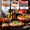 Pizza Maker Ariete 0909/10 1200 W Black Red 1 Pizza 33 cm