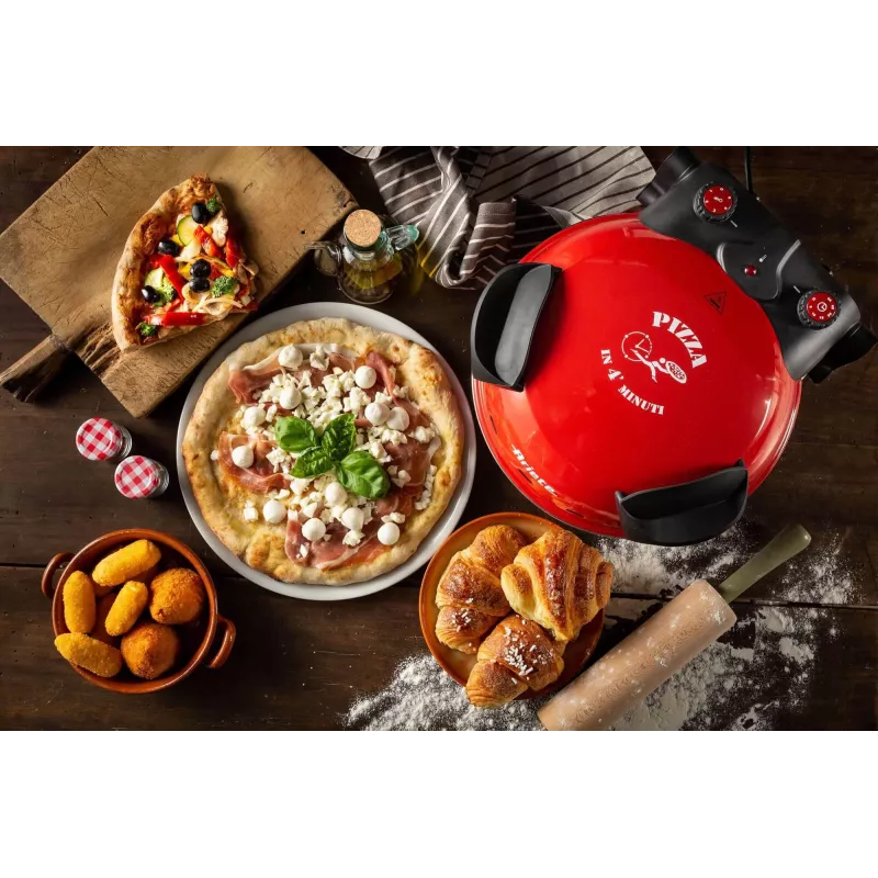 Pizza Maker Ariete 0909/10 1200 W Black Red 1 Pizza 33 cm