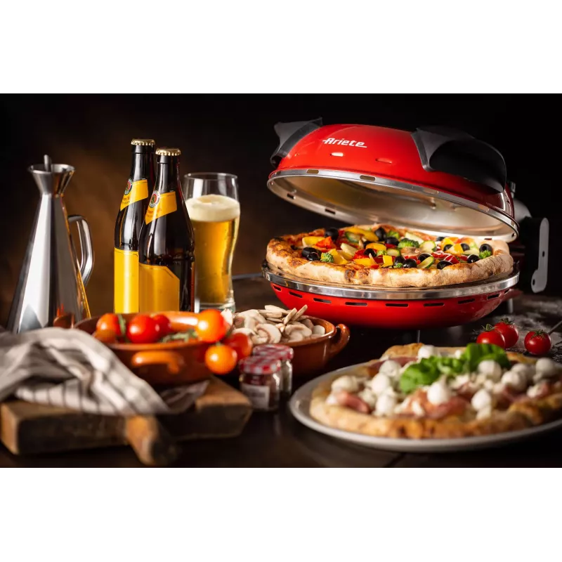 Pizza Maker Ariete 0909/10 1200 W Black Red 1 Pizza 33 cm