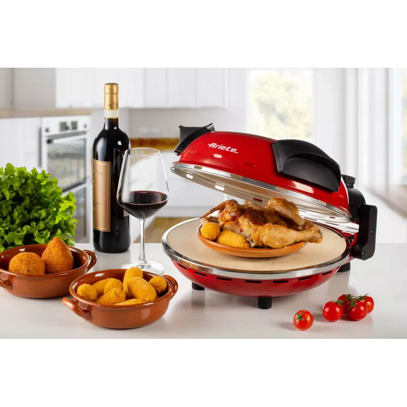 Pizza Maker Ariete 0909/10 1200 W Black Red 1 Pizza 33 cm