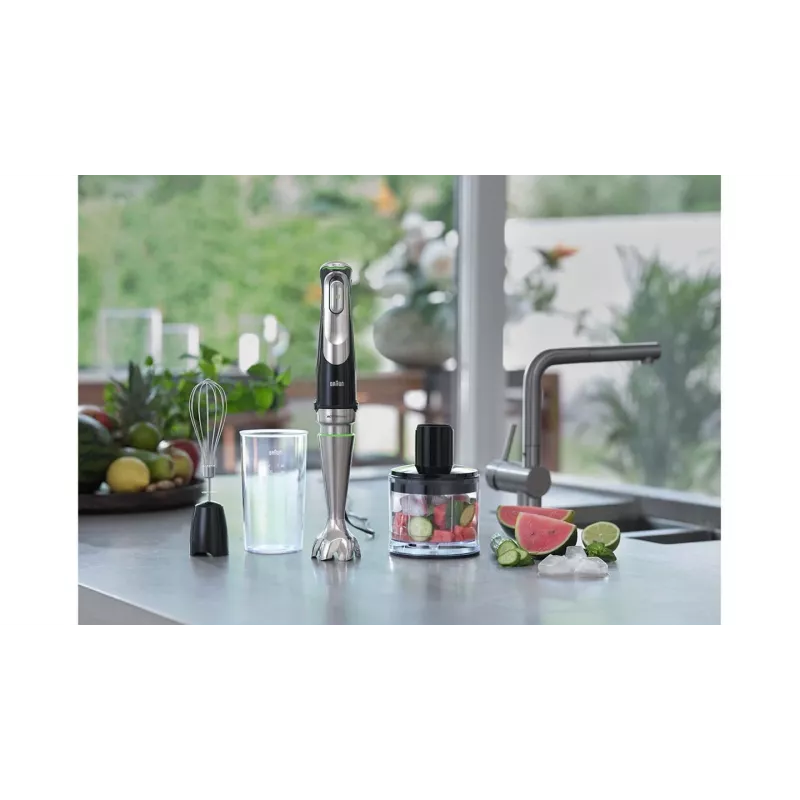 Braun MultiQuick 9 MQ 9135XI 0.6 L Immersion blender 1200 W Black, Stainless steel