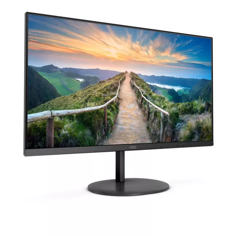 AOC V4 Q24V4EA computer monitor 60.5 cm (23.8 inch) 2560 x 1440 pixels 2K Ultra HD LED Black