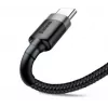 BASEUS Braided Cafule Fast Charging Cable - USB Type-A To Type-C 2A - 3m - Grey/ Black (Nylon)