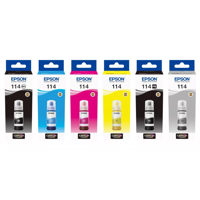 Cartridge Epson 114 2300 Black Refill C13T07A140
