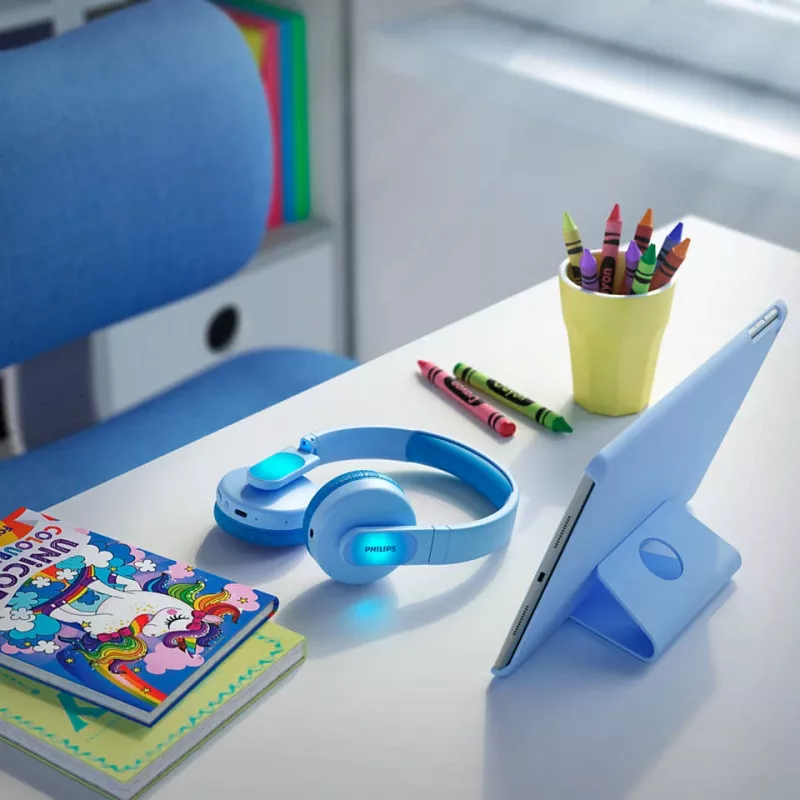 Philips TAK4206BL/00 headphones/headset Wired & Wireless Head-band Calls/Music USB Type-C Bluetooth Blue