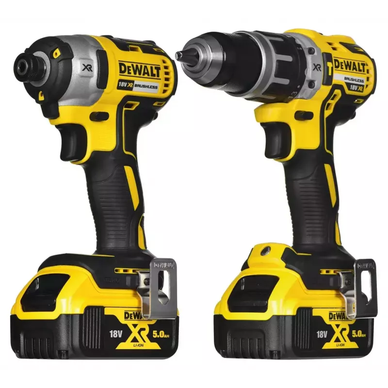 Cordless Power Tool Combo Kit DeWalt DCK266P2T — 18V, 2×5.0Ah batteries, impact driver and combi drill, charger, case
