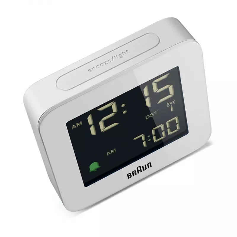 Braun BC09-DCF Digital alarm clock White