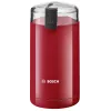Blade coffee grinder Bosch TSM6A014R, 75 g capacity, 180 W, stainless steel blades, red