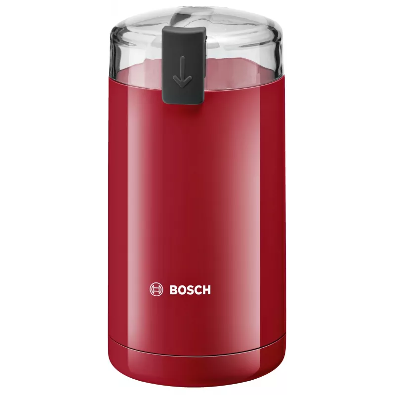 Blade coffee grinder Bosch TSM6A014R, 75 g capacity, 180 W, stainless steel blades, red