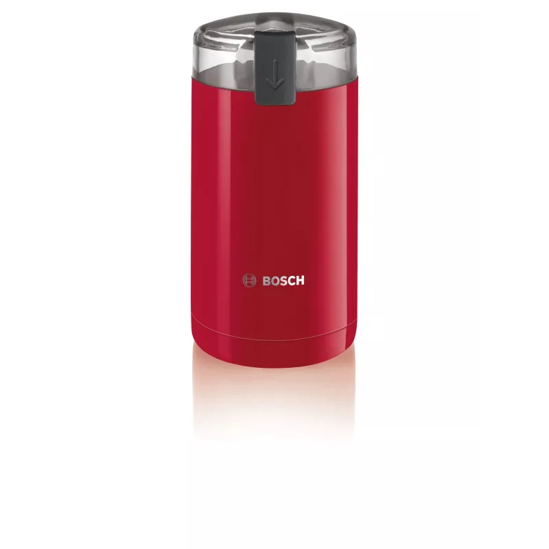 Blade coffee grinder Bosch TSM6A014R, 75 g capacity, 180 W, stainless steel blades, red