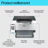 HP LaserJet M209dw Printer, Laser, 600 x 600 DPI, A4, 29 ppm, Duplex printing, White