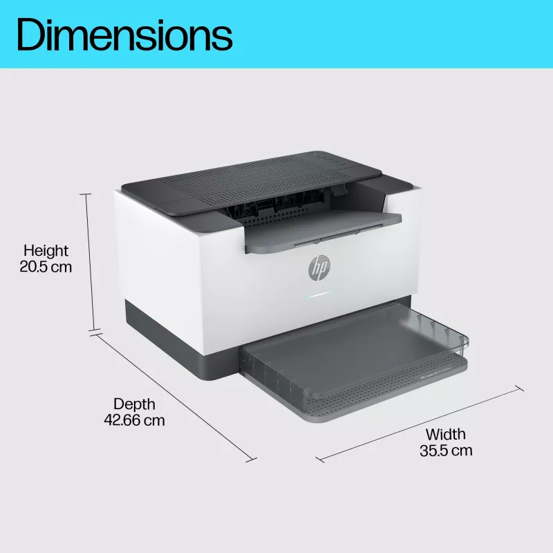 HP LaserJet M209dw Printer, Laser, 600 x 600 DPI, A4, 29 ppm, Duplex printing, White