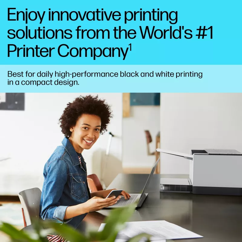 HP LaserJet M209dw Printer, Laser, 600 x 600 DPI, A4, 29 ppm, Duplex printing, White